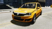 Dacia Logan Facelift Taxi for GTA 4 miniature 1