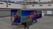 Redbull Trailer by LazyMods para Euro Truck Simulator 2 miniatura 1
