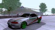 Nissan Skyline GT-R32 BadAss for GTA San Andreas miniature 1