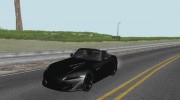 Honda s2000 Black Style para GTA San Andreas miniatura 1