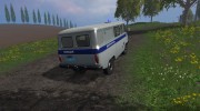 УАЗ 3909 Полиция para Farming Simulator 2015 miniatura 3
