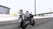 CBR900P Japanese Cop Bike для GTA San Andreas миниатюра 4