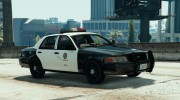 Crown Victoria Police with Default Lightbars for GTA 5 miniature 4
