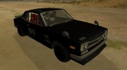 Nissan Skyline 2000 GTR Drift para GTA San Andreas miniatura 2