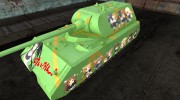 Anime шкурка для Maus для World Of Tanks миниатюра 1