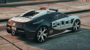 Bugatti Veyron - Police para GTA 5 miniatura 4