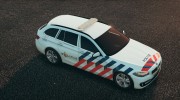 Politie BMW 525D para GTA 5 miniatura 4