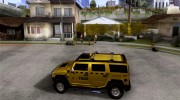 AMG H2 HUMMER TAXI для GTA San Andreas миниатюра 2