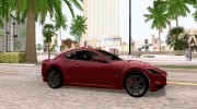 Maserati GranTurismo S для GTA San Andreas миниатюра 4
