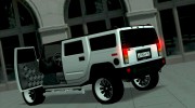 Hummer H2 Loud Sound для GTA San Andreas миниатюра 3