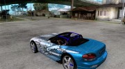 Dodge Viper Mopar Drift для GTA San Andreas миниатюра 3