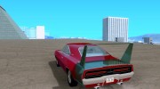 Dodge Charger Daytona 1969 для GTA San Andreas миниатюра 3