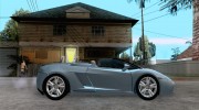 Lamborghini Gallardo Spyder для GTA San Andreas миниатюра 5
