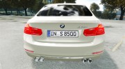 BMW 335i 2013 для GTA 4 миниатюра 4