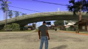 CJ в футболке (K JAH) для GTA San Andreas миниатюра 5
