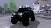 Jeep Wrangler Off road v2 для GTA San Andreas миниатюра 5