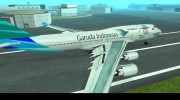 Boeing 747-400 Garuda Indonesia (Liverpool) para GTA San Andreas miniatura 2