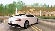 Aston Martin Vanquish 2012 для GTA San Andreas миниатюра 3
