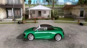 Audi R8 V10 Spyder 5.2. FSI for GTA San Andreas miniature 2