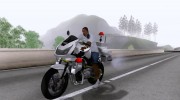 CBR900P Japanese Cop Bike для GTA San Andreas миниатюра 2