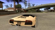 Lamborghini Murcielago Roadster Final для GTA San Andreas миниатюра 4