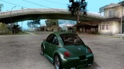 Volkswagen Beetle RSi Tuned para GTA San Andreas miniatura 3