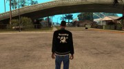 Куртка с футболкой снизу Raiders para GTA San Andreas miniatura 2