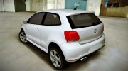 Volkswagen Polo GTi 2011 для GTA San Andreas миниатюра 2