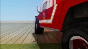 Hummer H1 Fire для GTA San Andreas миниатюра 7
