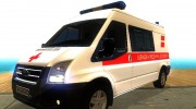 Ford Transit Скорая Помощь города Харьков для GTA San Andreas миниатюра 1