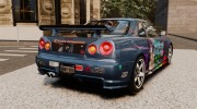 Nissan Skyline GT-R NISMO S-tune для GTA 4 миниатюра 3