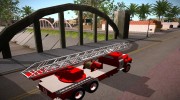 ЗиЛ-133 ГЯ Пожарная Автолестница для GTA San Andreas миниатюра 3
