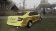 Skoda Rapid Яндекс Такси para GTA San Andreas miniatura 2