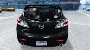 Mazda MPS 3 2010 для GTA 4 миниатюра 4
