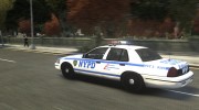Ford Crown Victoria NYPD 2012 для GTA 4 миниатюра 3