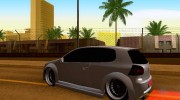 Volkswagen Golf GTI Tuning for GTA San Andreas miniature 2