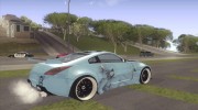Nissan 350Z Angel Beats Itasha для GTA San Andreas миниатюра 3
