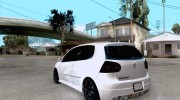 Volkswagen Golf для GTA San Andreas миниатюра 3