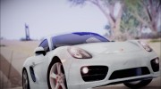 Porsche Cayman S 2014 for GTA San Andreas miniature 1