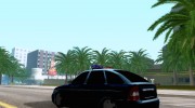 Lada Priora Полиция for GTA San Andreas miniature 3