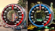 Спидометр Future Style V16x9 (widescreen) for GTA San Andreas miniature 1