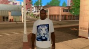 Майка с тигром для GTA San Andreas миниатюра 1