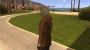 Длинные светлые волосы para GTA San Andreas miniatura 2