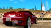 Ferrari 360 Spider для GTA San Andreas миниатюра 4