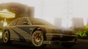 BMW M3 GTR для GTA San Andreas миниатюра 16