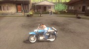 Урал Турист с коляской для GTA San Andreas миниатюра 2