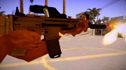 SCAR-L Custom для GTA San Andreas миниатюра 3