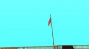 Serbian flag on mount Chiliad для GTA San Andreas миниатюра 3