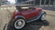 Ford T 1927 Roadster for GTA 5 miniature 3