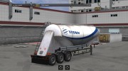 TITAN Cement Trailer skin para Euro Truck Simulator 2 miniatura 1